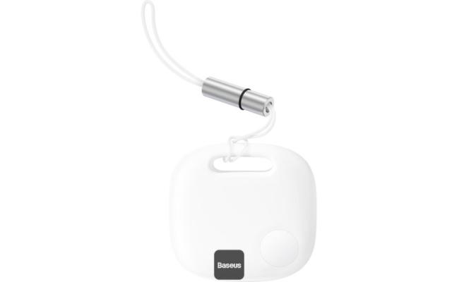 Baseus T2 Pro Bluetooth Key Finder - Anti-Loss Tracker with Replaceable Battery, 365-Day Smart Tag for Keys, Pets, Luggage - iOS & Android - White